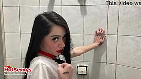Dirty pleasure for solitary women in a shower