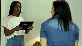 Reagan seduces Ashley, and that makes her reach orgasm