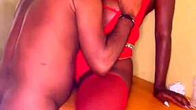 Craving intense sexual intercourse with you: a crimson clad woman