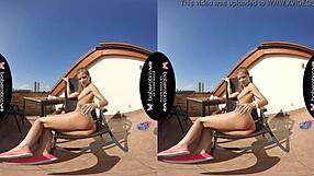 Sarah Kay's intimate VR experience: Fetching for soloplay and moaning