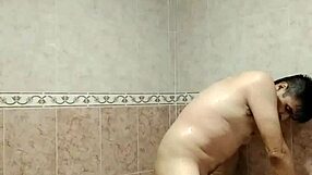 Among them was Mexican cheating wife, enjoying the solo bath and masturbation