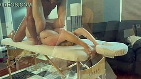 Danni’s naughty naked oil rubbing and rubbing with a happily ever after bare hunk