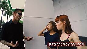Teen foot fetish girls Alexa Nova and Kendall Woods naked for hardcore BDSM publicity