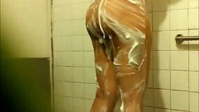 Chinese Wife Films Herself Showering with Intense Focus on Wet Body