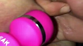 First person view of pretty girl enjoying the vibrator and fuck holes of her pussy