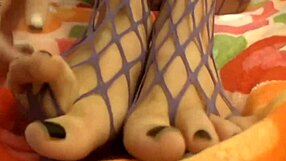 A gorgeous teen in lingerie pleasures herself live on webcam