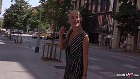 In this German scene, scout Yelena Vera rides and bonks a substantial slut, stretchy and bendy mature babe