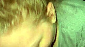 Amateur African-American swallows cum, oral sex