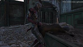 How the antagonist for Fallout 4 gets dominated by a wild sex scene