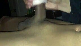 Young Latino man masturbates