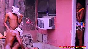Big black cock four naughty college girls get down and dirty