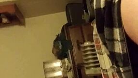 Seen with shoe fetish at a time of striptease session