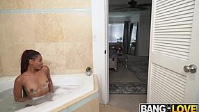 Anal action with a big black cock and amateur cowgirl