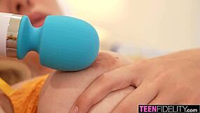 Hey Amber Moore, why fuck toys when a real dick’s waiting?