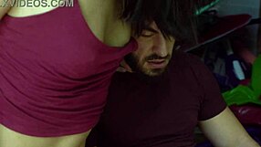 Caught in the act: Asian stepdaughter gets hard and wild sex in the shed