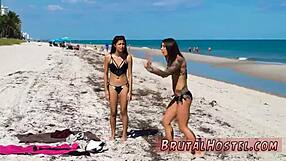 Teen girl gets anal encounter with British mature man, young tourists