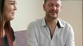 Cindy Shine with lovely big breasted European personality is getting fucked by her tutor Ian Scott’s big black penis in a wet sexual intercourse