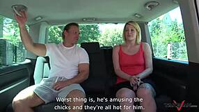 Shaggy playmate amazing deepthroat followed by the seductive ride of the cock in the car during summer
