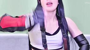 Take a journey into experience humiliation and domination in femdom role-play with Tifa Lockhart