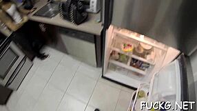 On hidden camera petite babe giving a sloppy blowjob and riding guys cock