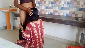 Ð’ Indian village wife in red dress gets fucked hard
