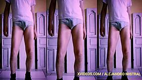From panties clip of mature amateur man and distant mistress fetisch
