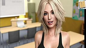 Discover adult 3D visual novels for streams with stunning voluptuous blonde lady