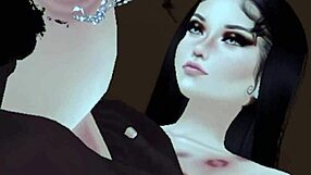 They take an uninitiated Goth babe for a first time ride on a massive black cock