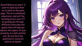 Hey Mira, guide me through this beginner CEI hentai JOI training part 1