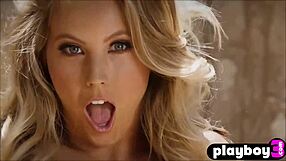 Outdoor striptease by Chanel Elle, a blonde MILF with big accomplish all her scenes fully naked