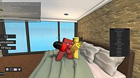 Carrying sexually appealing interaction with one of the Roblox characters further through part two