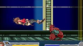 Asukina's final anime hentai game erotic wrestling match