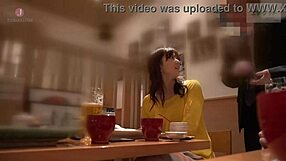 I caught a lovely Asian girl at a sushi place