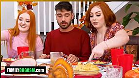 Steamy orgy replaces real red family dinner