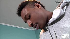 Gay blowjob scene with Max Bradley Slim and his het friends