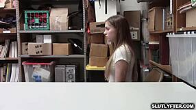 European babe f**ked her ass in a steamy threesome