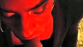 With this messy blowjob Young ebony celebrates her birthday