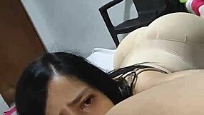 Horny wife suck another man’s cock homemade video