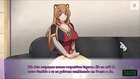 waifuhub s1 - teen raphtalia rides hard in cartoon sex