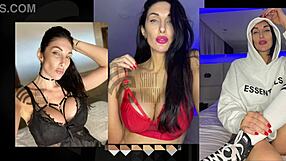 Bisexual European girls have fun in threesome