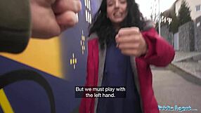Public Agent Teen Fucked Hard After Losing Rock Paper Scissors