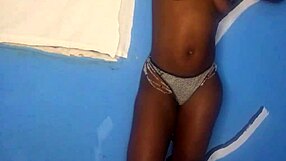 Enjoy beauty of a slim black woman when she is enjoying every stab deep into her tight quarters