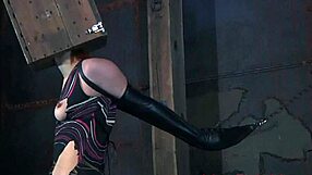 A dominant female has extreme bondage and spanking feelings