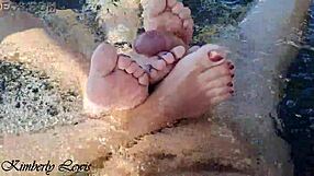 I have no control over my drooling step-sisters – a public bathtub threesome with a fascination with feet and an orgasm on them
