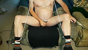 Another one from user Edgar293 is his pleasure session at home alone with the climax of a major thrill
