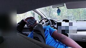 A dramatic hardcore scene shot outdoors in a ghetto setting with a car specialist giving a massive cocked man a very wet pussy f*ck