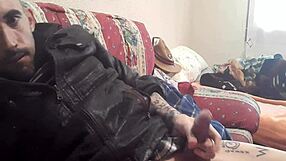 Gay boy masturbation home video with Melvin C