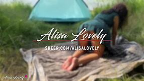 Sexually excited for stepsister in satin underwear readily offers blowjob and brings to doggy position on the edge of the lake – outdoor homosexual intercourse between amator couple