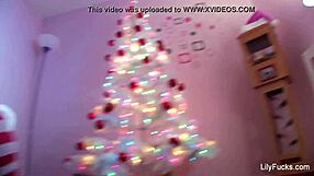 Lily Carter’s merry and bright Christmas solo with spectacular ending