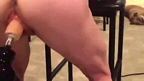 My wife riding that sex machine drives me crazy with desire!